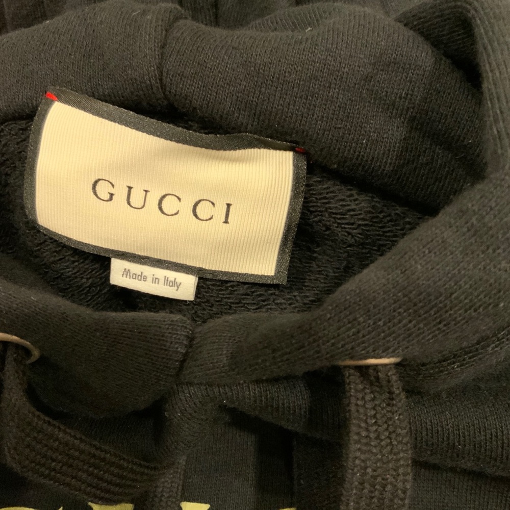 Gucci hoodie sweater black graffiti future